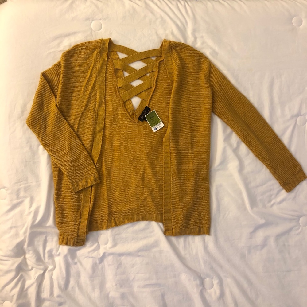 Yellow Cardigan